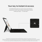 Samsung Galaxy Tab S10 FE+ Book Cover Keyboard - AI Key for Galaxy Tab S10 FE+, Detachable Platform, PC-Like Experience, Wireless Keyboard Sharing, Black Black Book Cover Keyboard S10 FE+