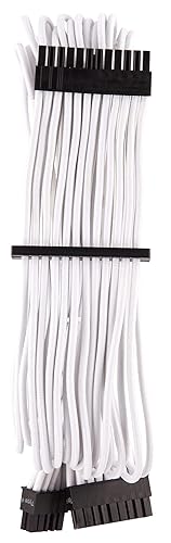 Corsair CP-8920217 Premium Individually Sleeved PSU Cables Starter Kit – Black, 2 Year Warranty