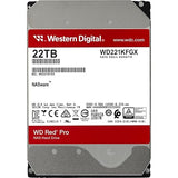 Western Digital 22TB WD Red Pro NAS Internal Hard Drive HDD - 7200 RPM, SATA 6 Gb/s, CMR, 512 MB Cache, 3.5 - WD221KFGX 22TB Red Pro