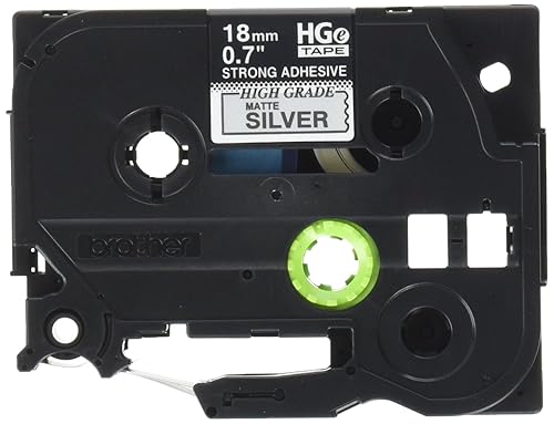 Reseller HGES9415PK Black on Matte Silver Extra-Strength Adhesive Label Tape