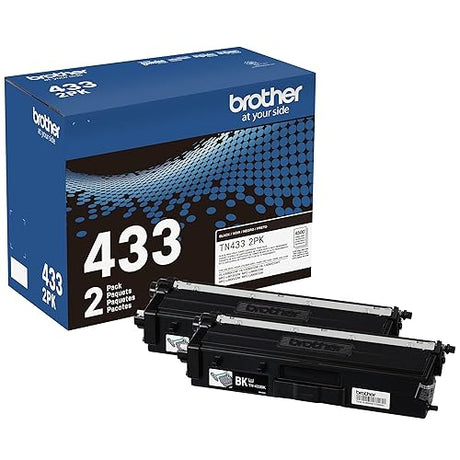 Brother TN4332PK High-Yield Toner, 4, 500 Page-Yield, Black