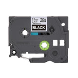 Brother Genuine TZe-335 White on Black Laminated Tape for TZe-Compatible P-Touch Label Makers, 12 mm Wide x 8 m Long