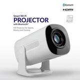 Supersonic SC-92P Smart HD Wi-Fi Projector with Bluetooth, 720p Native, 1080p Support, 1760 Lumens, 180° Rotatable, 6 Galaxy Lighting Effects, HDMI, USB, Mirror Casting and Built-in Apps