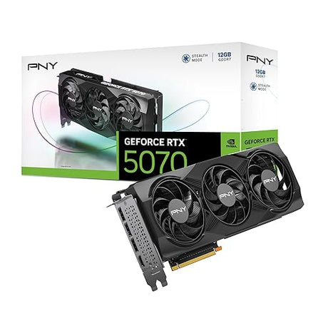 PNY GEFORCE RTX™ 5070 12GB Triple Fan DLSS 4 Graphics Card