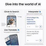 SAMSUNG Galaxy S24 FE AI Phone, 128GB Unlocked Android Smartphone, High-Res 50MP Camera, Long Battery Life, AMOLED Bright Display, US Version, 2024, US 1 Yr Warranty, Graphite Graphite 128GB Phone Only