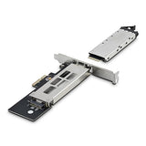 StarTech.com M.2 NVMe SSD to PCIe x4 Mobile Rack/Backplane with Removable Tray for PCI Express Expansion Slot, Tool-Less Installation, PCIe 4.0/3.0 Hot-Swap Drive Bay, Key Lock (M2-Removable-PCIE-N1)