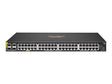 Aruba a Hewlett Packard Enterprise company 6100 48G Class4 PoE 4SFP+ 370W Switch - JL675A#ABA US Localization/Cord