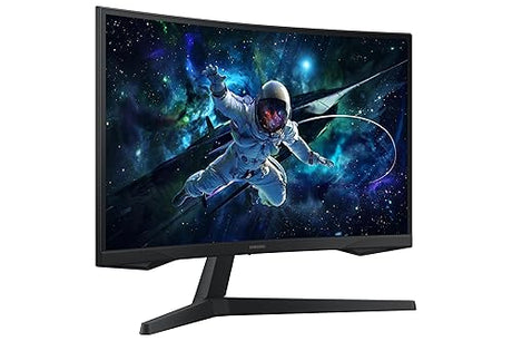 Samsung 27-Inch Odyssey G55C Series QHD 1000R Curved Gaming Monitor, 1ms(MPRT), HDR10, 165Hz, AMD Radeon FreeSync, Eye Care, LS27CG552ENXZA