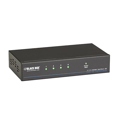 Black Box 4K HDMI Splitter - 1x4