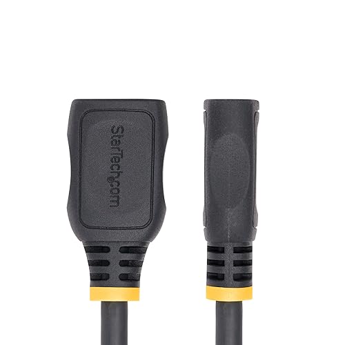 StarTech.com 3.3ft (1m) HDMI 2.0 Extension Cable, High Speed HDMI Port Saver Cable, 4K 60Hz, HDMI Extension Cord, M/F