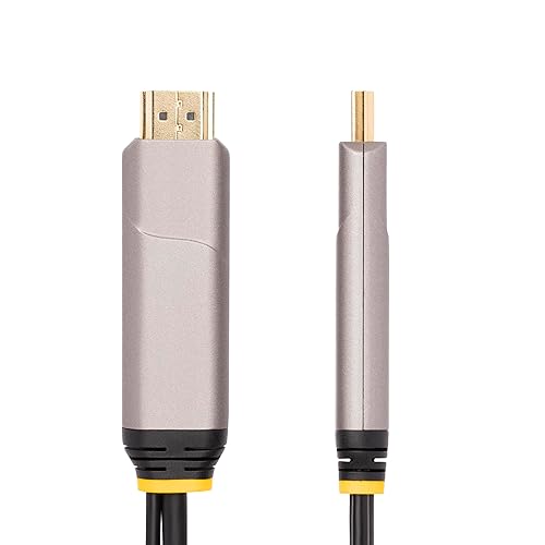 StarTech.com 30ft (9.15m) USB-C to HDMI 2.0 Active Optical Cable (AOC), 4K 60Hz, USB Type-C to HDMI Adapter Cable, CL3 Rated