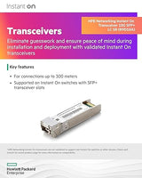 HPE Networking Instant On 10G SFP+ LC SR Transceiver for Connections Up to 300 Meters (R9D18A)