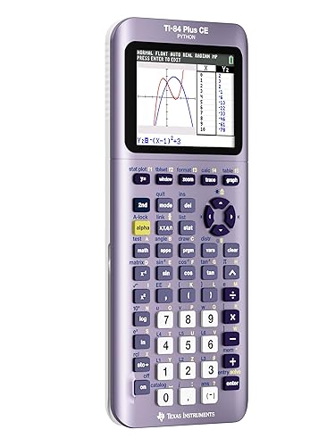 Texas Instruments- Ti 84 Plus Ce Color Graphing Calculator, Infinitely Iris Small Iris Purple