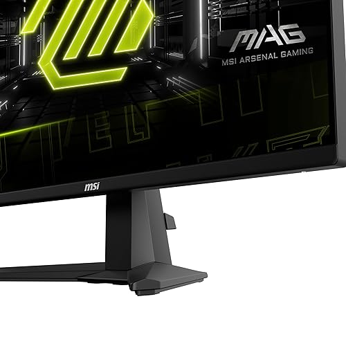 MSI MAG 255XFV 25-inch Gaming Monitor, 1920 x 1080 (FHD), 0.5ms Response Time, 250Hz, HDMI, DP Port, Tilt Adjustable