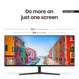 SAMSUNG 34 ViewFinity S50GC Series Ultra-WQHD Monitor, 100Hz, 5ms, HDR10, AMD FreeSync, Eye Care, Borderless Design, PIP, PBP, LS34C502GANXZA, 2023, Black 21:09 DP + HDMI only