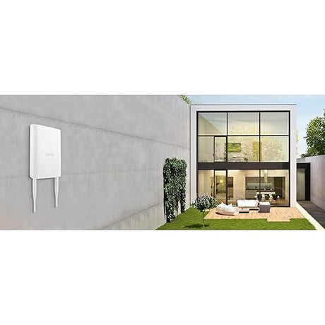 Zyxel True WiFi6 AX1800 Outdoor Access Point (802.11ax Dual Band), Small Business WiFi w/Smart Mesh, IP55-rated, & MU-MIMO, PoE Powered, Manageable via Nebula APP/Cloud or Standalone [NWA55AXE]