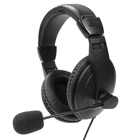 Supersonic SC-942WCH PRO HD Webcam and Stereo Headset, 1080P HD Webcam, Crystal Clear Audio and Video, Adjustable Comfort, Plug and Play Compatibility for Zoom & Teams in Home Office, School