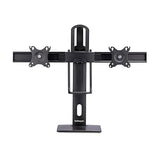 StarTech.com Crossbar Dual Monitor Desk Stand for 27inch Screens, Max Cap 26.4lb, VESA Mount 75x75/100x100, Height Adjustable