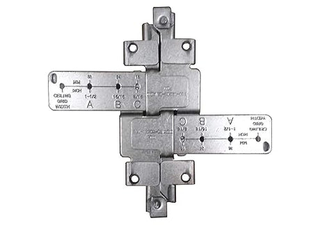 Cisco Ceiling Grid Clip: Recessed - Network Device Ceiling mounting kit (AIR-AP-T-Rail-R=),Silver