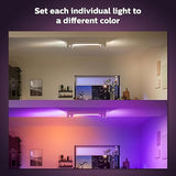 Philips Hue White and Color Ambiance Centris Smart LED Ceiling Light - Includes (1) Color Changing Light Fixture in White with 4 Individually Adjustable Spotlights - Works with Voice