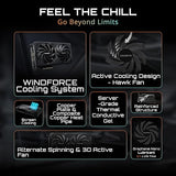 GIGABYTE GeForce RTX 5060 Ti WINDFORCE OC 16G Graphics Card, 16GB 128-bit GDDR7, PCIe 5.0, WINDFORCE Cooling System, GV-N506TWF2OC-16GD Video Card