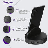 Targus Universal USB-C Phone Docking Station - Compatible with Most USB-C DP Alt Mode Phones and Hosts Including Samsung Galaxy S10, S20, Note 10, Note 20 (AWU420GL)