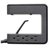 Tripp Lite Safe-IT Desk Clamp Surge Protector, 6-Outlets, USB-C & 2 USB Charging Ports, Hospital-Grade Protection, 8 Ft / 2.4M Cord, 50,000 Insurance & Lifetime Manufacturer's Warranty (TLP648UCBAM) Black 6 Outlets + 2 USB & 1 USB-C Safe-IT
