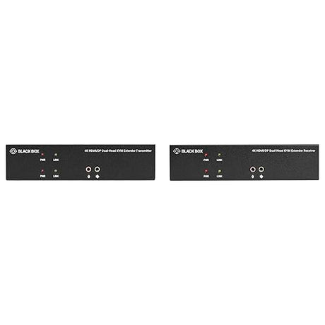 Black Box KVM Extender Over CATx - 4K, Dual-Head, HDMI/Displayport