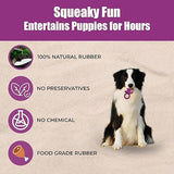 Ethical Puppy Pacifier 4-Inch Latex Dog Toy, Colors May Vary