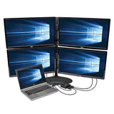 Tripp Lite B156-004-V2 4-Port DisplayPort Multi Stream Transport MST Hub, DP 1.2 to DP, UHD 4Kx2K