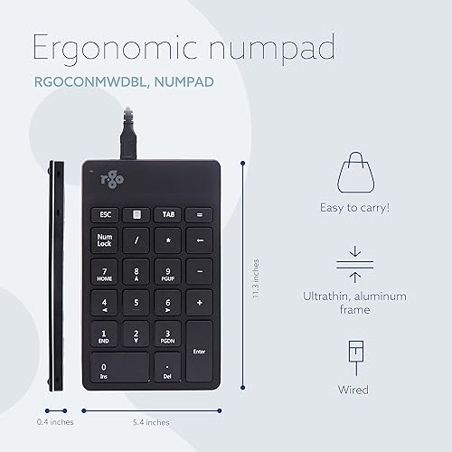 R-Go Numpad Break, Wired, Black