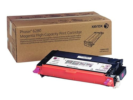 Xerox Phaser 6280 Magenta High Capacity Toner Cartridge (5,900 Pages) - 106R01393