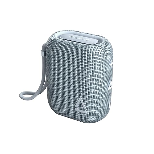 Creative MUVO Flex Portable Waterproof Bluetooth 5.3 Speaker with Auracast, Up to 10 Hours of Battery Life, IP67 Waterproof, and Powerful Bass Performance (Gray)