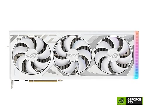 ASUS ROG Strix GeForce RTX ™ 4090 White Edition Gaming Graphics Card (PCIe 4.0, 24GB GDDR6X, HDMI 2.1a, DisplayPort 1.4a)