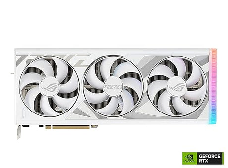 ASUS ROG Strix GeForce RTX ™ 4090 White Edition Gaming Graphics Card (PCIe 4.0, 24GB GDDR6X, HDMI 2.1a, DisplayPort 1.4a)