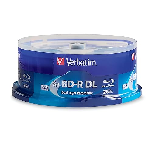 Verbatim Corporation 98356 25Pk Bd-R Dl 6X 50Gb Spindle Branded Surface
