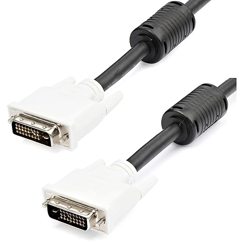 StarTech.com Dual Link DVI Cable - 3 ft - Male to Male - 2560x1600 - DVI-D Cable - Computer Monitor Cable - DVI Cord - Video Cable (DVIDDMM3)