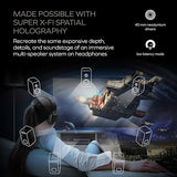 Creative Zen Hybrid SXFI Wireless Over-Ear Headphones with Super X-Fi Technology, Adaptive Hybrid Active Noise Cancellation, Ambient Mode, Up to 70 Hours (ANC Off), Low Latency Mode (Black)