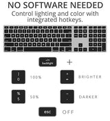RGB BACKLIT WIRED ALUMINUM KEYBOARD