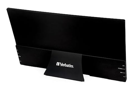 Verbatim Portable Touchscreen Monitor 15.6 USB-C HDMI Full HD 1080p IPS Display with Metal Housing and Adjustable Kick Stand for Laptops and Gaming Consoles