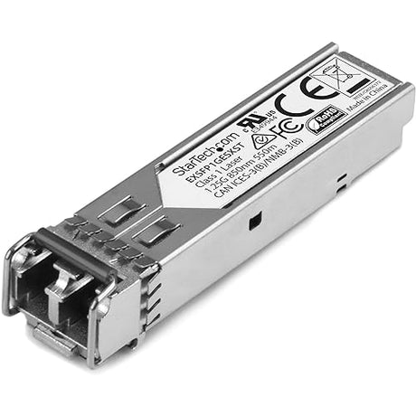 StarTech.com Juniper EX-SFP-1GE-SX Compatible SFP Module - 1000BASE-SX - 1GbE Multimode Fiber MMF Optic Transceiver - 1GE Gigabit Ethernet SFP - LC 550m - 850nm - DDM (EXSFP1GESXST) 550m (1804ft) 1 Gbps Multi Mode Fiber