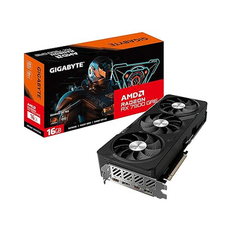 GIGABYTE Radeon RX 7900 GRE Gaming OC 16G Graphics Card, 3X WINDFORCE Fans 16GB 256-bit GDDR6, GV-R79GREGAMING OC-16GD Video Card