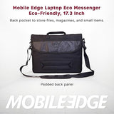Mobile Edge MECME1 Eco-Friendly Canvas Messenger Bag (Black)
