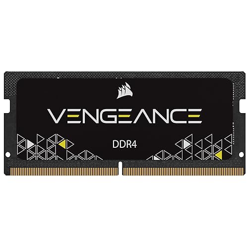 Corsair Vengeance SODIMM 16GB (1x16GB) DDR4 3200MHz CL22 Memory for Laptop/Notebooks (Intel 11th Generation Core Processors Support) Black CMSX16GX4M1A3200C22