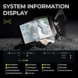 TRYX Panorama WB CPU Water Block, Curved 2K AMOLED Display, Microchannel Fins, Copper Base, G1/4” Threaded Outlet, VRM Fan, Intel LGA 1851/1700 AMD AM5/AM4 Black