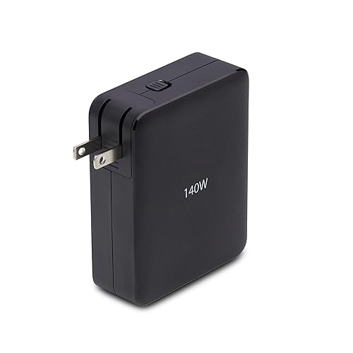 StarTech.com 140W USB-C Wall Charger, 3X USB-C/1x USB-A, PD 3.1 International GaN Power Adapter for MacBook/Dell XPS/Inspiron