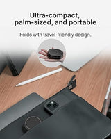 Belkin Convertible Magnetic Charging Stand 15W - MagSafe-Compatible Fast Qi2 Charger, iPhone Charger for Apple iPhone 16, 16 Plus, 16 Pro, 16 Pro Max, iPhone 15 & 14, Apple Airpods Pro, & More - Black Black Pad/Stand - Power Supply Included