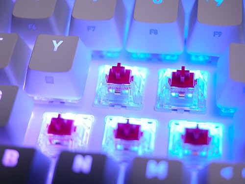 Xtrfy Cherry K5V2 Compact, Mechanical Gaming Keyboard in 65% Format US Layout Hot Swappable, Cherry MX2A RED Switches (Black)