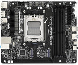 ASRock DeskMeet X600 Mini PC Kit: AMD AM5 Ryzen 9000/8000/7000 (65W), 8L Case, 500W PSU, DDR5 7200+ OC, PCIe 4.0 x16, Gen5 M.2, WiFi-Ready, Triple Display (No CPU/RAM/Storage)