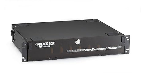 Black Box Rackmount Fiber Enclosure, 2U, 6-Slot Adapter